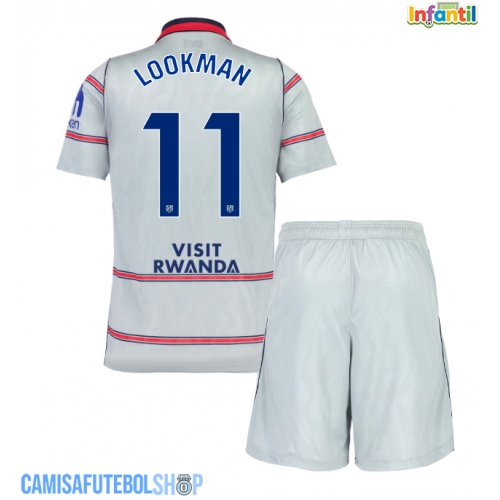 Camisa de time de futebol Atletico Madrid Ademola Lookman #11 Replicas 3º Equipamento Infantil 2026-27 Manga Curta (+ Calças curtas)
